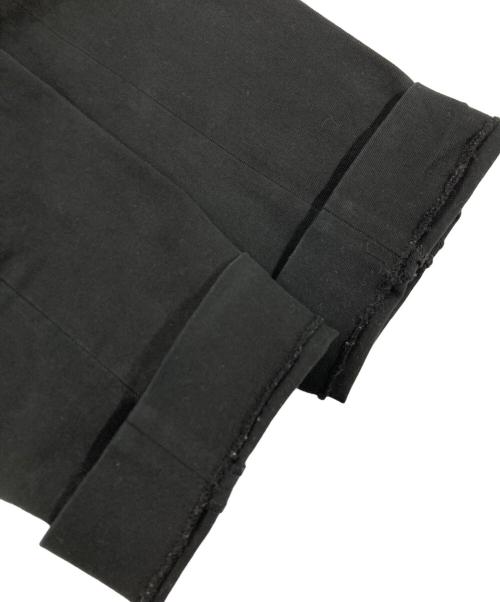 PRADA（プラダ）PRADA (プラダ) コットンツイルテーパードパンツ ブラック サイズ:40の古着・服飾アイテム