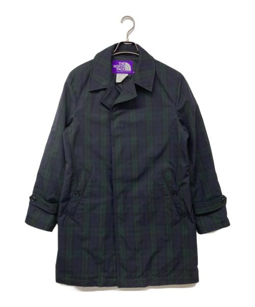 THE NORTHFACE PURPLELABEL（ザ・ノースフェイス パープルレーベル）THE NORTHFACE PURPLELABEL (ザ・ノースフェイス パープルレーベル) 65/35クロス ブラックウォッチ ステンカラーコート マルチカラー サイズ:Mの古着・服飾アイテム