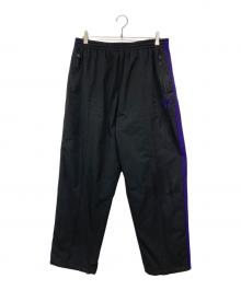 Needles×DC SHOE（ニードルズ×ディーシーシュー）の古着「Track Pant - Poly Ripstop / ナイロンパンツ」｜ブラック