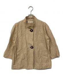 MARNI（マルニ）の古着「リネンコットンボタンジャケット」｜ベージュ