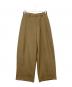 TODAYFUL（トゥデイフル）の古着「Wide Cocoon Trousers / ワイドコクーントラウザーズ」｜ブラウン