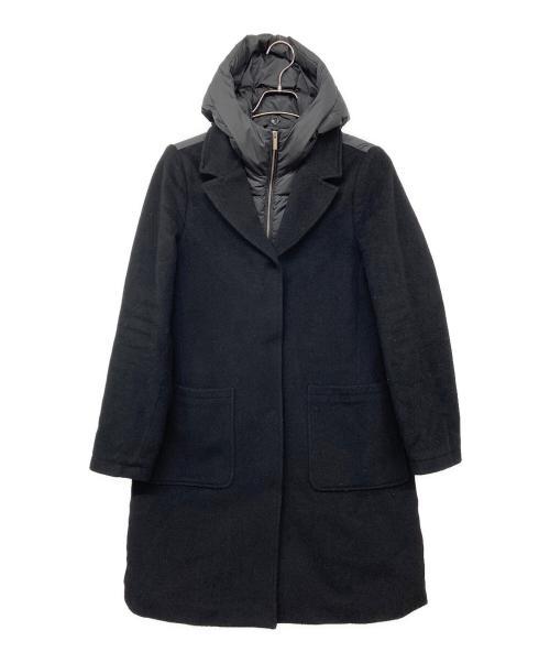 WOOLRICH（ウールリッチ）WOOLRICH (ウールリッチ) KUNA PARKA / クナ 中綿 ウールコート ブラック サイズ:Mの古着・服飾アイテム