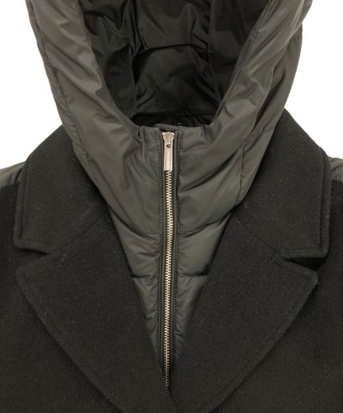 WOOLRICH（ウールリッチ）WOOLRICH (ウールリッチ) KUNA PARKA / クナ 中綿 ウールコート ブラック サイズ:Mの古着・服飾アイテム