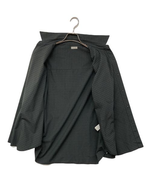 STEVEN ALAN（スティーブンアラン）STEVEN ALAN (スティーブンアラン) TR オンブレチェック レギュラーカラー シャツ グリーン サイズ:Mの古着・服飾アイテム