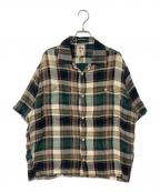 OLD STUSSYオールドステューシー）の古着「90S チェックオープンカラーシャツ」｜マルチカラー