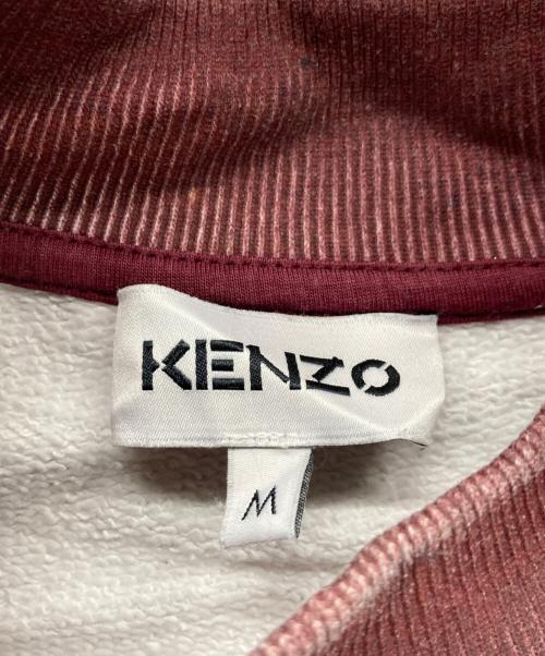 KENZO（ケンゾー）KENZO (ケンゾー) Two-tone Tiger sweatshirt / モックネック タイガースウェット ブラウン サイズ:Mの古着・服飾アイテム