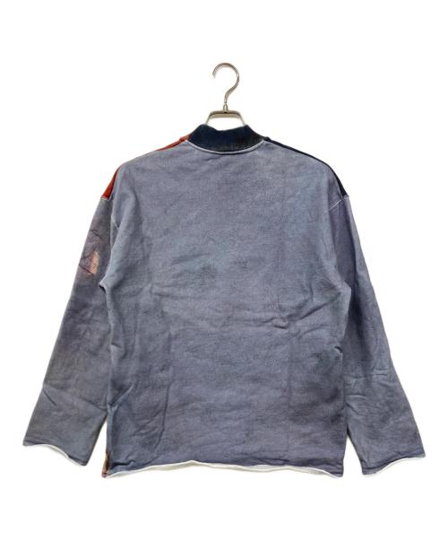 KENZO（ケンゾー）KENZO (ケンゾー) モックネック タイガースウェット ブルー サイズ:Sの古着・服飾アイテム