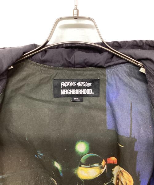 NEIGHBORHOOD（ネイバーフッド）NEIGHBORHOOD (ネイバーフッド) Fucking Awesome (ファッキンオーサム) NH / FUCKING AWESOME HOODED JACKET / フーデッドジャケット ネイビー サイズ:Sの古着・服飾アイテム