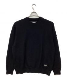 NEIGHBORHOOD（ネイバーフッド）の古着「CASHMERE CREWNECK SWEATER / カシミヤニット クルーネック セーター」｜ネイビー