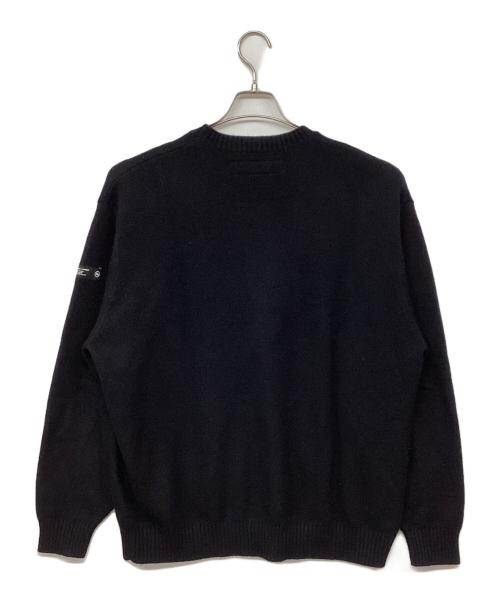 NEIGHBORHOOD（ネイバーフッド）NEIGHBORHOOD (ネイバーフッド) CASHMERE CREWNECK SWEATER / カシミヤニット クルーネック セーター ネイビー サイズ:Mの古着・服飾アイテム