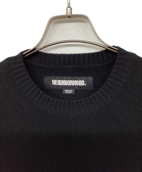 NEIGHBORHOOD（ネイバーフッド）NEIGHBORHOOD (ネイバーフッド) CASHMERE CREWNECK SWEATER / カシミヤニット クルーネック セーター ネイビー サイズ:Mの古着・服飾アイテム