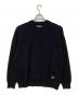 NEIGHBORHOOD（ネイバーフッド）の古着「CASHMERE CREWNECK SWEATER / カシミヤニット クルーネック セーター」｜ネイビー