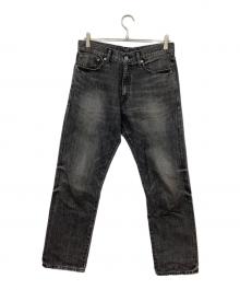 NEIGHBORHOOD（ネイバーフッド）の古着「BLACK DENIM WASHED SLIM STRAIGHT PANTS / デニムパンツ」｜ブラック