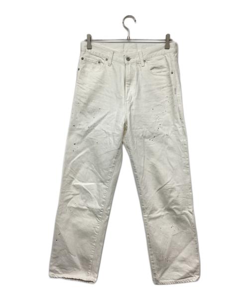 NEIGHBORHOOD（ネイバーフッド）NEIGHBORHOOD (ネイバーフッド) WASHED DP BASIC PANTS /  ウオッシュド ベーシック パンツ ホワイト サイズ:Sの古着・服飾アイテム