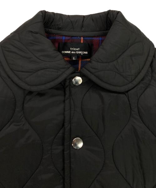 COMME des GARCONS tricot（コムデギャルソントリコ）COMME des GARCONS tricot (コムデギャルソントリコ) キルティング ナイロンコート TH-C010 ブラック サイズ:Lの古着・服飾アイテム