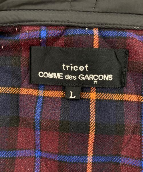 COMME des GARCONS tricot（コムデギャルソントリコ）COMME des GARCONS tricot (コムデギャルソントリコ) キルティング ナイロンコート TH-C010 ブラック サイズ:Lの古着・服飾アイテム