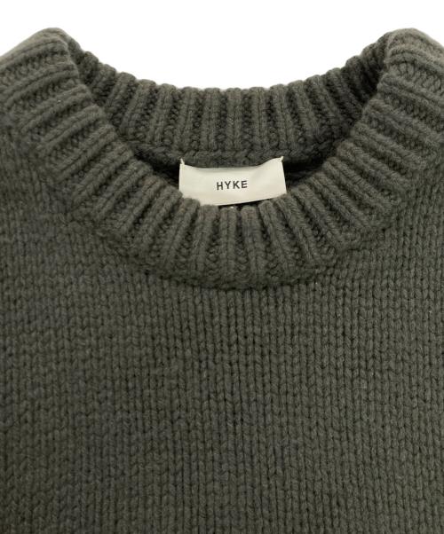 HYKE（ハイク）HYKE (ハイク) FRINGE SWEATER VEST / フリンジセーターベスト グレー サイズ:記載なしの古着・服飾アイテム