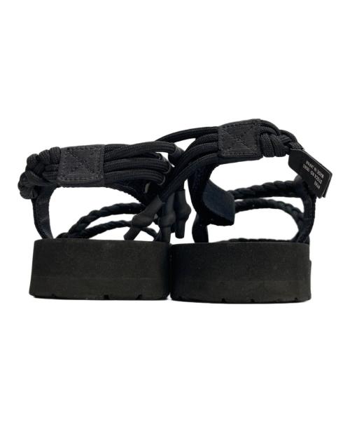 HYKE（ハイク）HYKE (ハイク) BAREFOOT SANDALS ブラック サイズ:24.5-25CMの古着・服飾アイテム