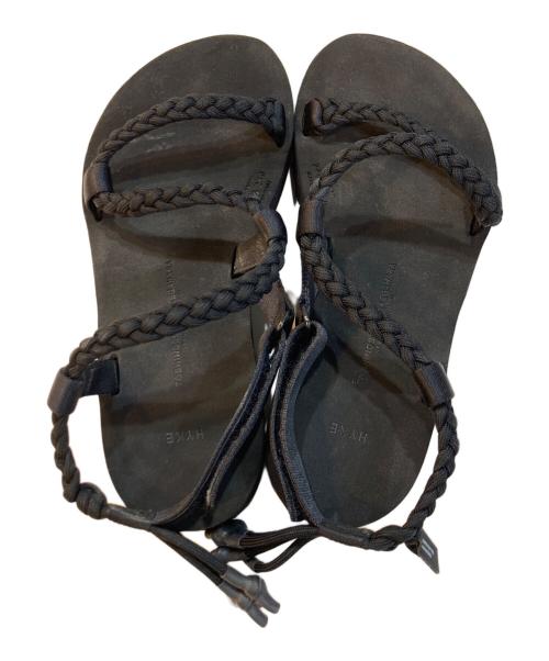 HYKE（ハイク）HYKE (ハイク) BAREFOOT SANDALS ブラック サイズ:24.5-25CMの古着・服飾アイテム