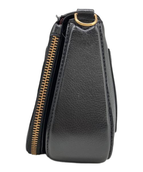MARC JACOBS（マークジェイコブズ）MARC JACOBS (マークジェイコブズ) recruit saddle bag / リクルート ノマド スモール サドルバッグ ブラックの古着・服飾アイテム