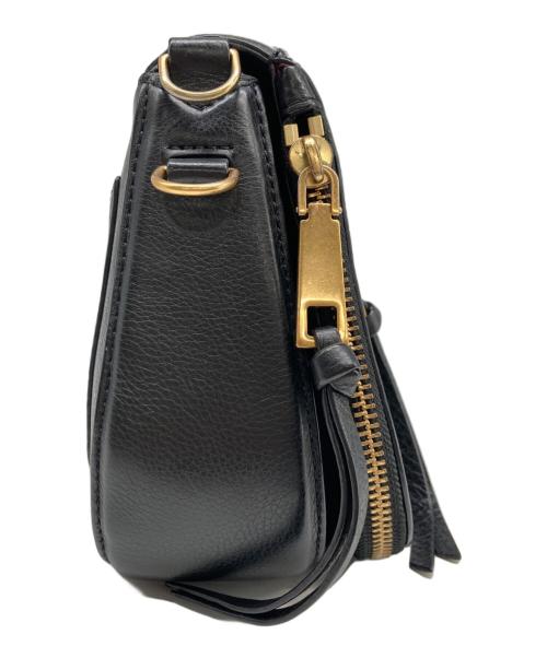MARC JACOBS（マークジェイコブズ）MARC JACOBS (マークジェイコブズ) recruit saddle bag / リクルート ノマド スモール サドルバッグ ブラックの古着・服飾アイテム