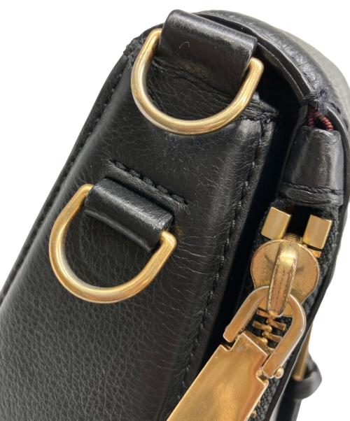 MARC JACOBS（マークジェイコブズ）MARC JACOBS (マークジェイコブズ) recruit saddle bag / リクルート ノマド スモール サドルバッグ ブラックの古着・服飾アイテム