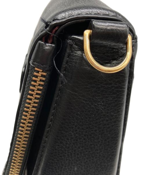 MARC JACOBS（マークジェイコブズ）MARC JACOBS (マークジェイコブズ) recruit saddle bag / リクルート ノマド スモール サドルバッグ ブラックの古着・服飾アイテム