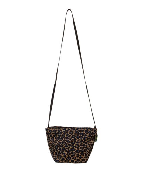 Herve Chapelier（エルベシャプリエ）Herve Chapelier (エルベシャプリエ) レオパード 舟型ショルダーバッグ ブラウンの古着・服飾アイテム