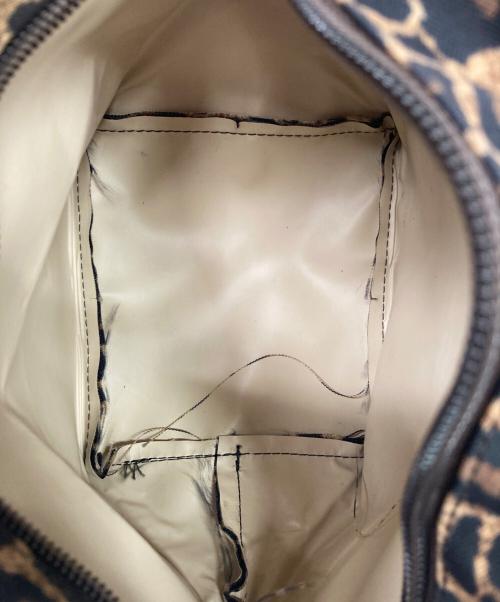 Herve Chapelier（エルベシャプリエ）Herve Chapelier (エルベシャプリエ) レオパード 舟型ショルダーバッグ ブラウンの古着・服飾アイテム