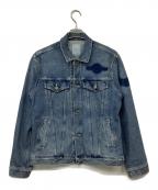 Ron Hermanロンハーマン）の古着「CRUSH DENIM JACKET 3rd デニムトラッカージャケット」｜インディゴ