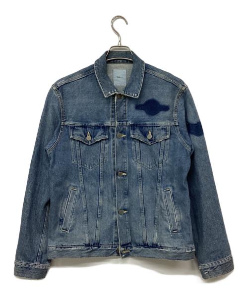 Ron Herman（ロンハーマン）Ron Herman (ロンハーマン) CRUSH DENIM JACKET 3rd デニムトラッカージャケット インディゴ サイズ:Mの古着・服飾アイテム
