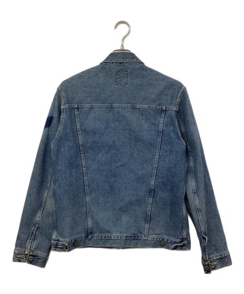 Ron Herman（ロンハーマン）Ron Herman (ロンハーマン) CRUSH DENIM JACKET 3rd デニムトラッカージャケット インディゴ サイズ:Mの古着・服飾アイテム