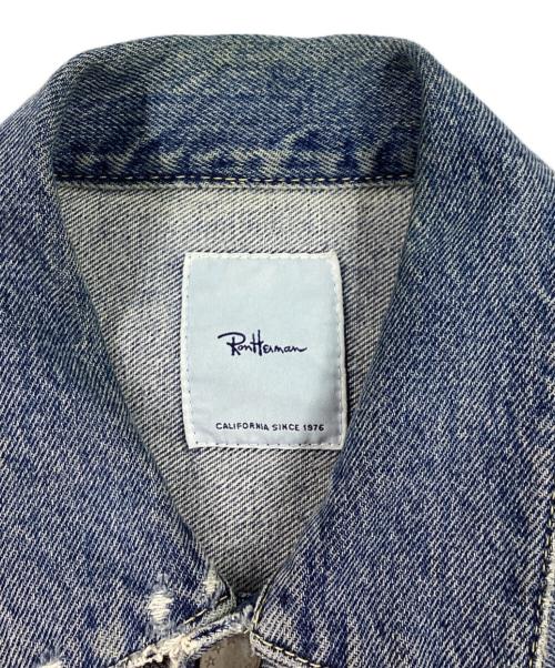 Ron Herman（ロンハーマン）Ron Herman (ロンハーマン) CRUSH DENIM JACKET 3rd デニムトラッカージャケット インディゴ サイズ:Mの古着・服飾アイテム