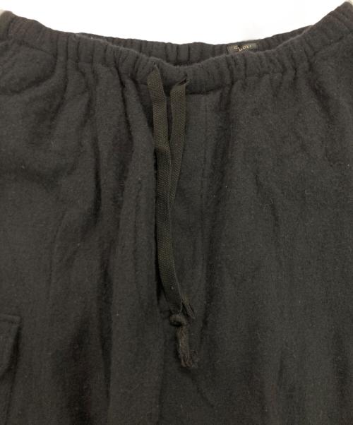 COMOLI（コモリ）COMOLI (コモリ) 縮絨ウール6Pパンツ ブラック サイズ:3の古着・服飾アイテム