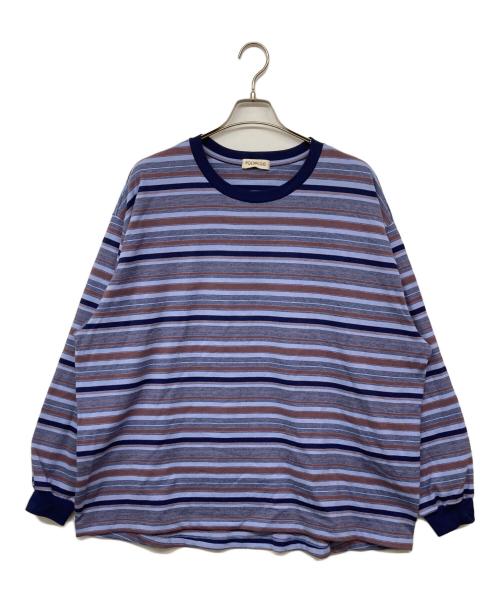 POLYPLOID（ポリプロイド）POLYPLOID (ポリプロイド) OVERSIZE LONG SLEEVE B / オーバーサイズロングスリーブB ネイビー サイズ:４の古着・服飾アイテム