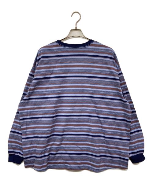 POLYPLOID（ポリプロイド）POLYPLOID (ポリプロイド) OVERSIZE LONG SLEEVE B / オーバーサイズロングスリーブB ネイビー サイズ:４の古着・服飾アイテム