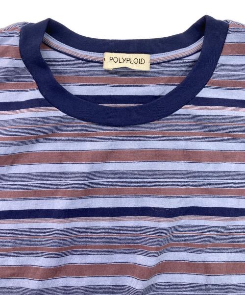 POLYPLOID（ポリプロイド）POLYPLOID (ポリプロイド) OVERSIZE LONG SLEEVE B / オーバーサイズロングスリーブB ネイビー サイズ:４の古着・服飾アイテム
