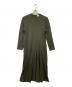 AKIRA NAKA（アキラナカ）の古着「Suvi gusset jersey dress BK / ガセットジャージーワンピース」｜オリーブ