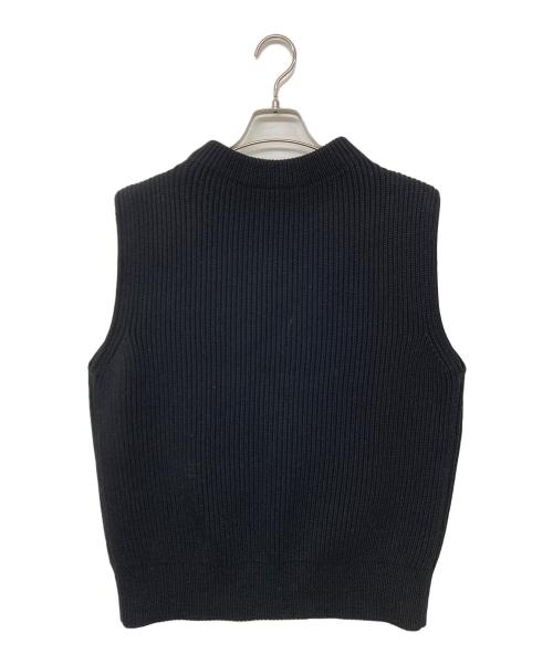 ANDERSEN-ANDERSEN（アンデルセン アンデルセン）Andersen-Andersen (アンデルセン アンデルセン) メリノウールニットベスト ネイビー サイズ:Mの古着・服飾アイテム