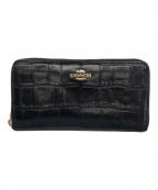 COACHコーチ）の古着「ロング ジップ アラウンド ウォレット / 長財布」｜ブラック