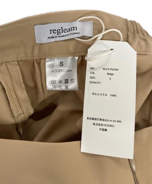 regleam（リグリーム）regleam (リグリーム) VOLUME TUCK SKIRT / ボリュームタックスカート ベージュ サイズ:Sの古着・服飾アイテム