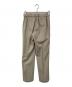 SEVEN TEN by MIHO KAWAHITO (セブン テン バイ ミホ カワヒト) テーパードパンツ ベージュ サイズ:Ｍ：8000円