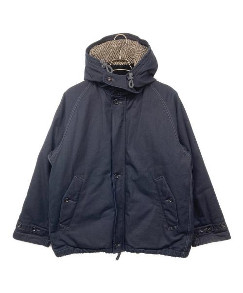 45R（フォーティファイブ・アール）45R (フォーティファイブ・アール) 45R ダック地ダウンジャケット ネイビー サイズ:３の古着・服飾アイテム