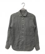 COLINAコリーナ）の古着「リネンシャツ」｜ブラック