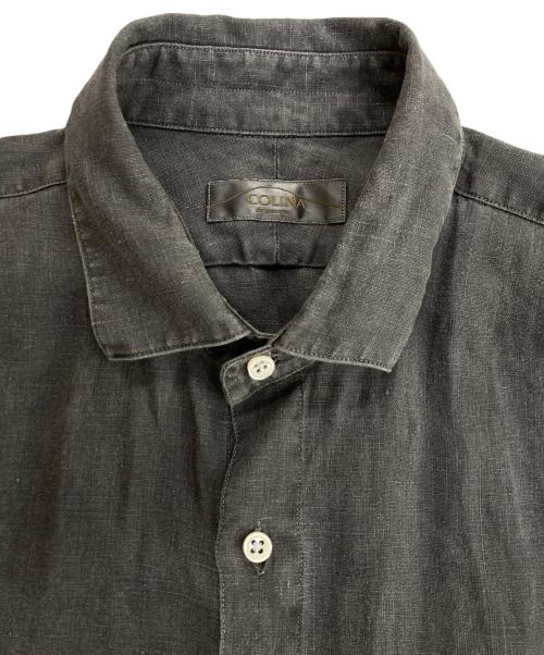 COLINA（コリーナ）COLINA (コリーナ) リネンシャツ ブラック サイズ:1の古着・服飾アイテム