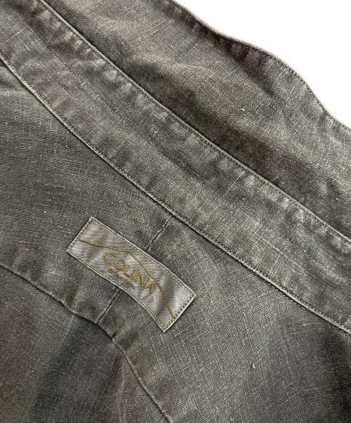 COLINA（コリーナ）COLINA (コリーナ) リネンシャツ ブラック サイズ:1の古着・服飾アイテム