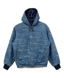 SUPREME（シュプリーム）の古着「Reversible Dimensions Logo Denim Work Jacket/リバーシブル ディメンションズ ロゴ デニム ワーク ジャケット」｜ブルー
