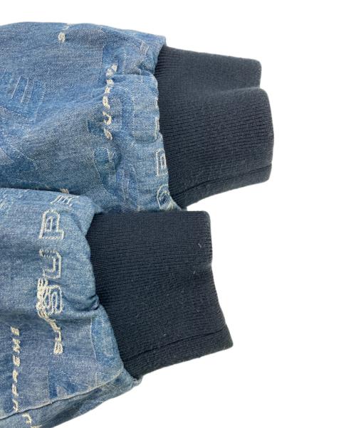 SUPREME（シュプリーム）SUPREME (シュプリーム) Reversible Dimensions Logo Denim Work Jacket/リバーシブル ディメンションズ ロゴ デニム ワーク ジャケット ブルー サイズ:Ｍの古着・服飾アイテム