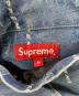 中古・古着 SUPREME (シュプリーム) Reversible Dimensions Logo Denim Work Jacket/リバーシブル ディメンションズ ロゴ デニム ワーク ジャケット ブルー サイズ:Ｍ：20000円
