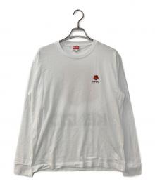 KENZO（ケンゾー）の古着「Boke Flower L/S Tee」｜ホワイト